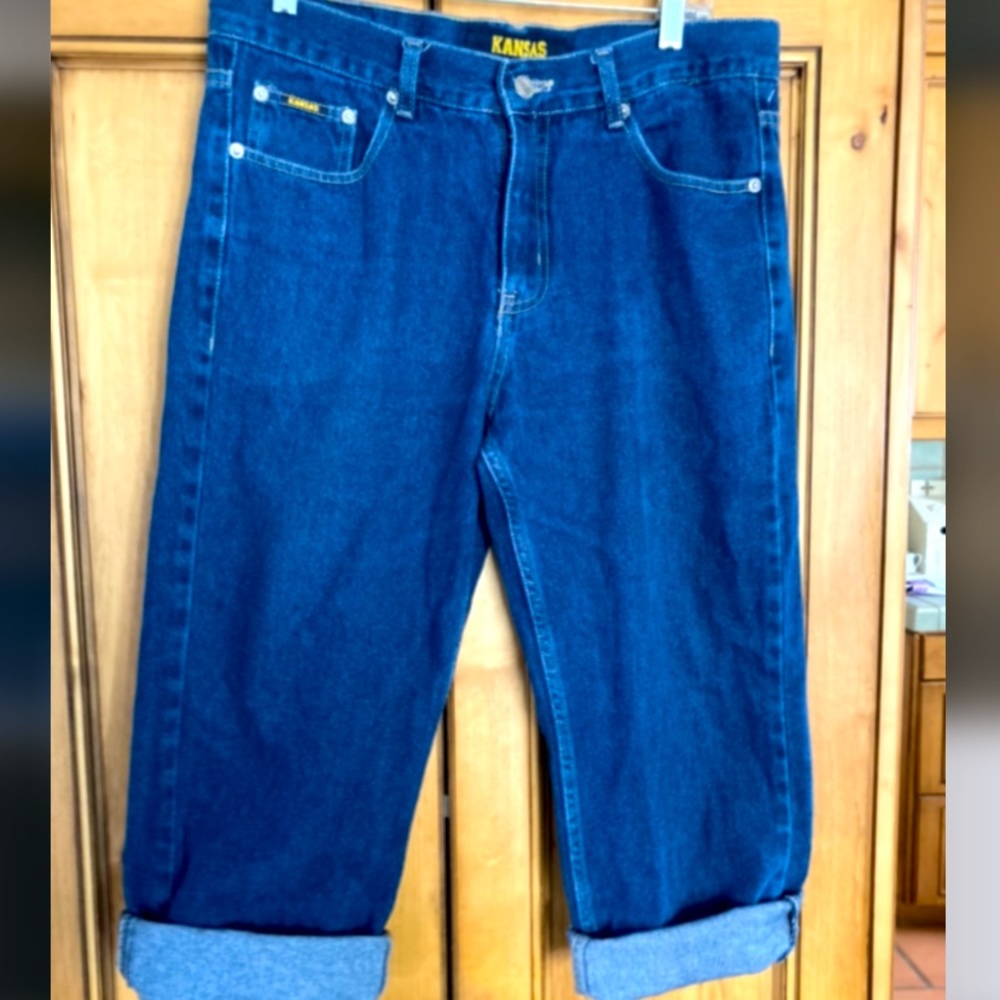 Kansas brand pants size 30 womens cropped leg